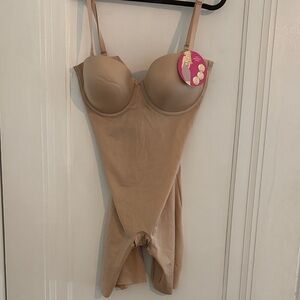 Spanx Suit Your Fancy Mid Thigh Bodysuit